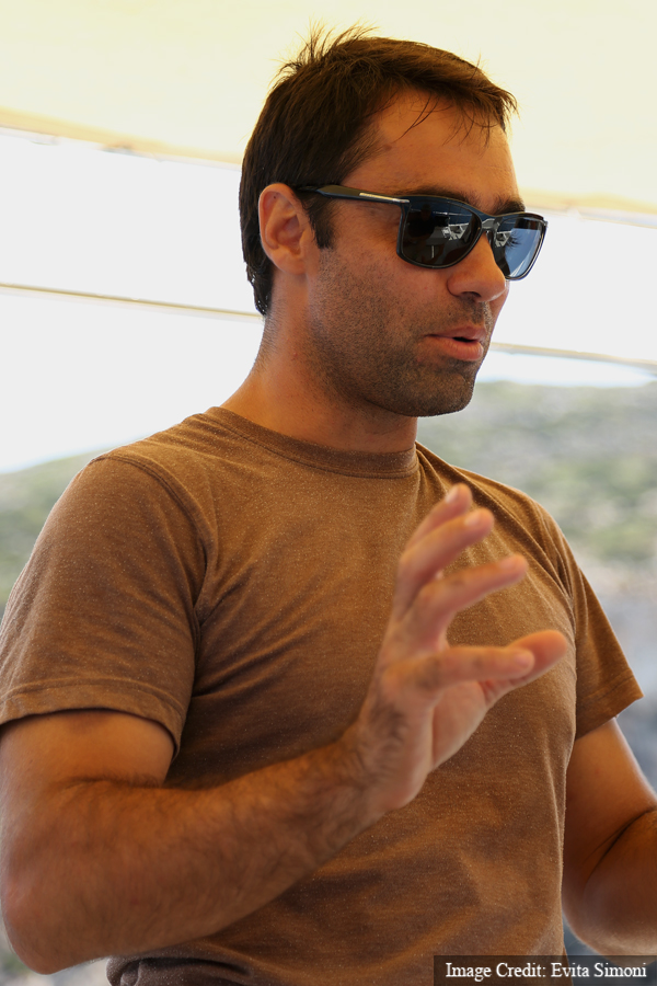 Fieldwork organiser & technical diving instructor Alexandros Sotiriou